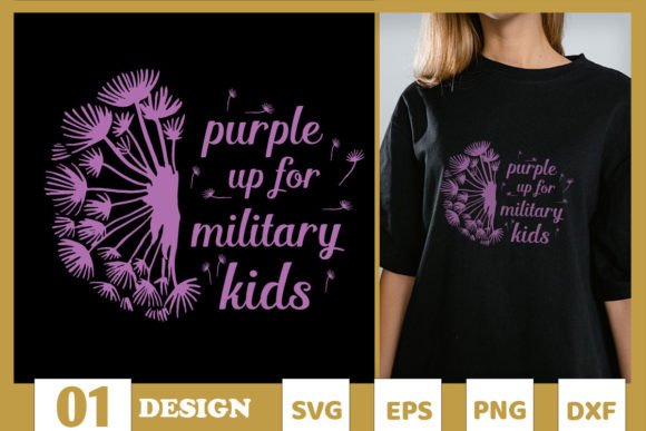 A Designer’s Take on the Rainbow Theme Purple Up Military SVG