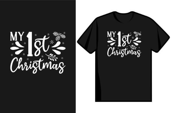A Graphic Designer's Review of the My 1st Christmas T-Shirt Design