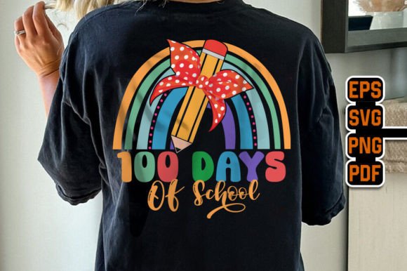 A Rainbow Design That Celebrates 100 Days of School