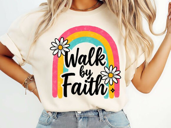 A Review of the Walk by Faith Rainbow Summer T-Shirt Graphic