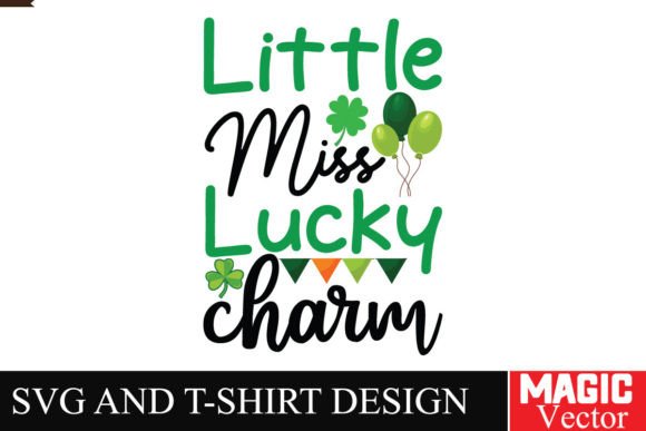 Little Miss Lucky Charm: A Versatile St. Patrick's Day SVG