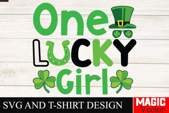 One Lucky Girl: A St. Patrick's Day Graphic Design Gem
