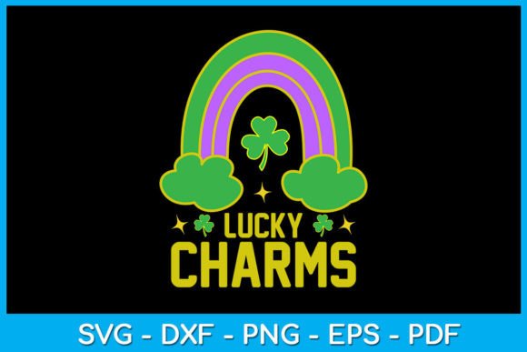 Rainbow Lucky Charms Graphics for T-Shirt Designs & Content