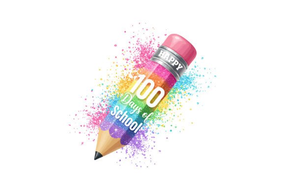 Rainbow Pencil Graphics: A Publisher's Review of 100 Days Celebration