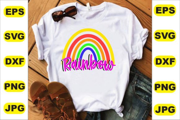 Rainbow T-Shirt Graphics: A Bold Choice for Editorial Content