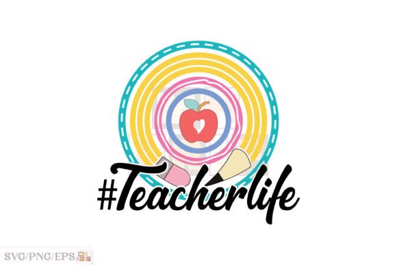 Reviewing Teacher Life Rainbow Graphics for T-Shirt Designs & Branding